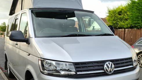 silver lady – VW TRANSPORTER SWB CAMPERVAN 4 LIEGEPLÄTZE