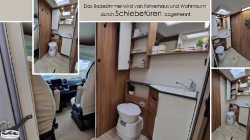 der U – (T) Floor plan with rear seating group: Pilote P696 U Evidence