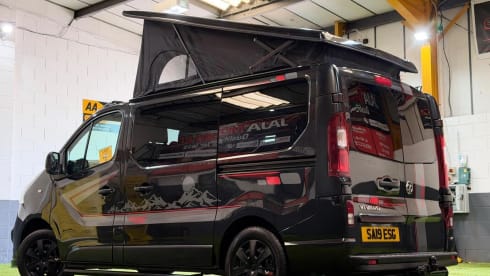 Andys camper – Campervan Vauxhall Vivaro a 4 posti letto del 2019