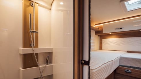 4p Bürstner luxury semi-integrated camper from 2021