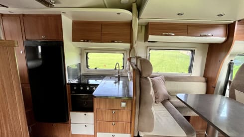 5 person Adria matrix 680 SP half integral camper