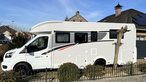Rollerteam zefiro 266TL – Mooie nieuwe mobilhome/camper met alles op en aan van 2022!