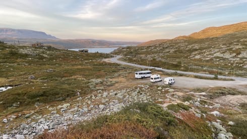 On an adventure with a reliable bus camper.