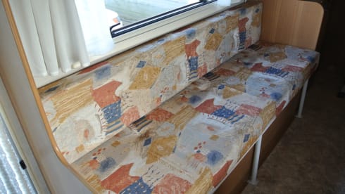 Our faithful Ford Rimor family camper for rent