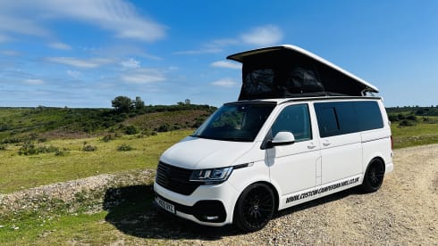 4 berth Volkswagen Transporter campervan from 2020