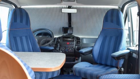 2 to 4 person Bürstner camper for the perfect holiday