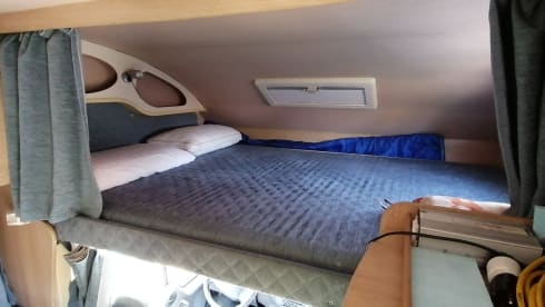 Capitano – The Captain's camper is already ready to leave.