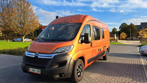 Oranje Puzzel – 2p Pössl bus from 2019