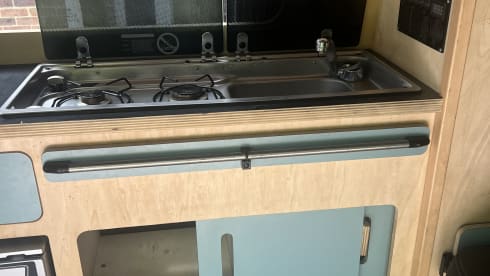Ernie – 4 berth Volkswagen campervan from 2013