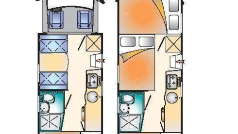 Camper familiare bello e grande per 6 persone