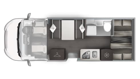 Skye – 5 berth Roller Team semi-integrated 2024/25