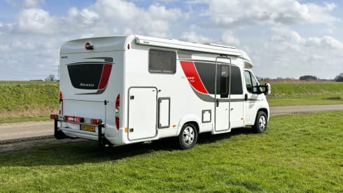 Fijne Bürstner voor 2 personen