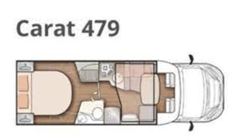 As good as new MC Louis 479 Semi integral for rent