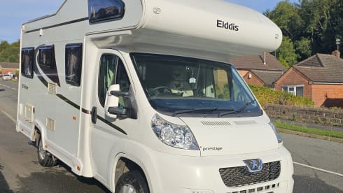 Elddis Prestige Motorhome 4 Berth Overcab Bed U-Shaped Lounge
