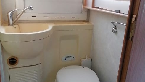 Capitano – The Captain's camper is already ready to leave.