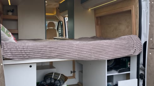 Modern, compact Off Grid Campervan Fiat Ducato (self-built) 