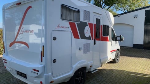 La Marca 74 – New La Marca 74 on Fiat chassis. Ultimate enjoyment in this new camper!