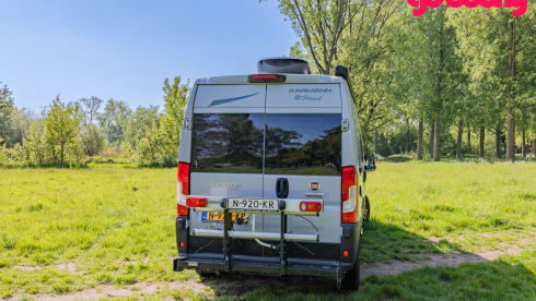 Coopernicus, 2021 – Comfortable 2p Karmann 600, parking air conditioning, length beds, automatic, biker