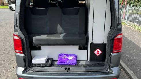 4 berth Volkswagen campervan from 2018