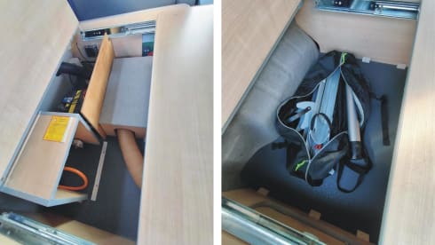 Blue Zone – 2-seater Ford Connect campervan from 2009
