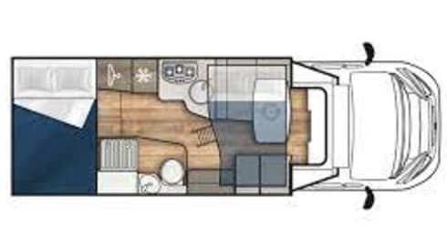 MOOIE CAMPER – > Almost new, Luxury, Complete, Camper for 2-4p
