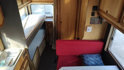 gezinscamper – 6p Fiat alcove from 1993