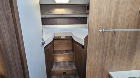 Go on an adventure with this camper from 2024 and 4 p
