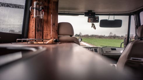 Ayub – old-school Mercedes fire bus and off grid camper