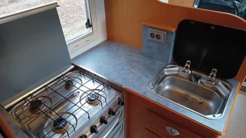 Superruime gezinscamper – 5p Elnagh Marlin 64 Alcove from 2001