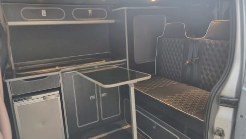 Solar, Fridge, etc. - 2 berth Vauxhall Vivaro Campervan 2014