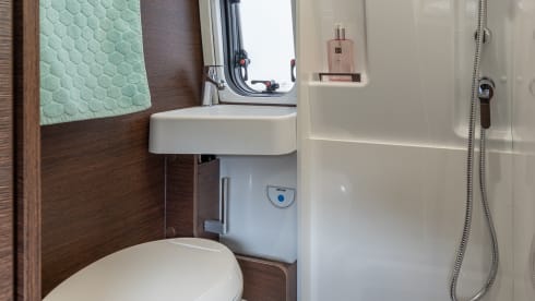 Off the Grid 1 – Brand new 6.36 bus camper with automatic transmission and solar panel, "off the grid no. 1"