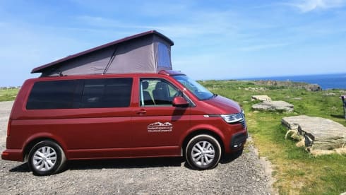 Ruby – 2023 luxury VW Transporter 6.1 automatic Campervan