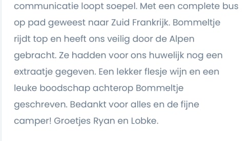 Bommeltje VW T5 met extra ruime leefruimte door verlengde versie. Uniek in de verhuur!  – VW T5 extended version with large lifting roof  