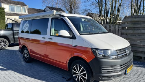 Aloha beach camper Orange – VW T6 Automatic