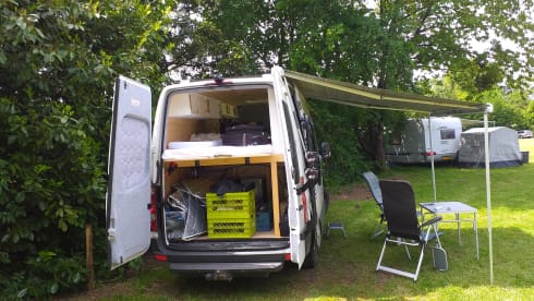 Vrijheid – 2p VW Crafter bus from 2014, complete, spacious and cozy