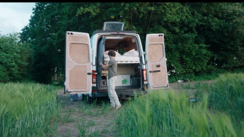 2-seater Volkswagen bus from 2018