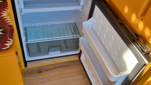 Off-grid self-built camper van