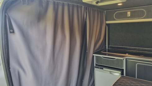 Solar, Fridge, etc. - 2 berth Vauxhall Vivaro Campervan 2014