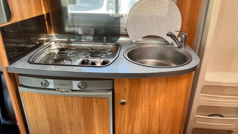 Bürstner camper for 2 people
