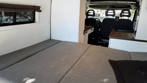 Off-grid & honden toegestaan – (Dog) Off-grid camper with Starlink & comfort – travel & remote work