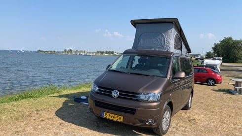 Bruintje – 4p Volkswagen campervan uit 2013