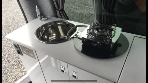 White – 2 berth mini camper