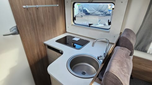 Go on an adventure with this camper from 2024 and 4 p