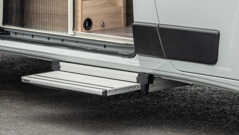 The spacious Columbus Knaus Freeway Boxstar
