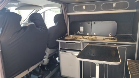 Solar, Fridge, etc. - 2 berth Vauxhall Vivaro Campervan 2014