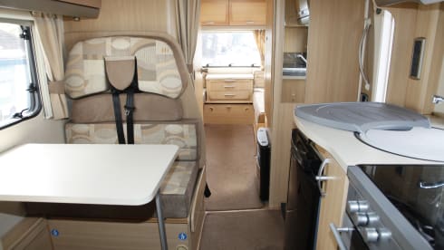Bessie – 6 berth pet friendly motorhome, based between Brighton and Gatwick
