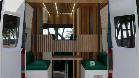 4 berth Peugeot campervan from 2023