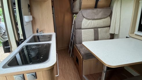 The bus – 4 berth, fully loaded 