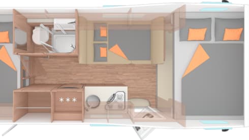 YN24 AWW - 6 berth Weinsberg 600 DKG Romford 