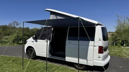 4 berth Volkswagen campervan from 2018